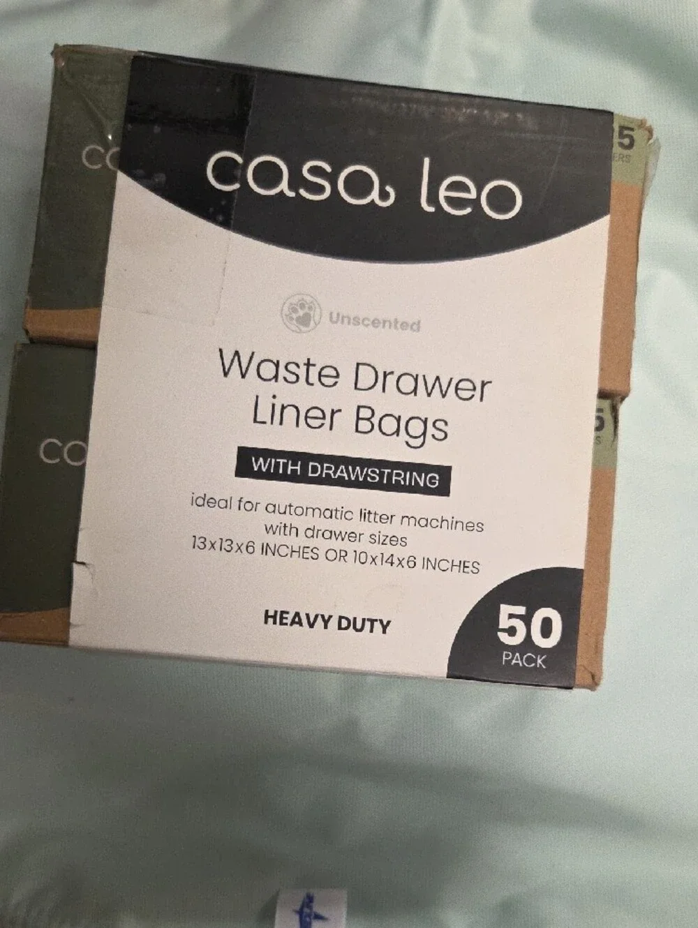 Unscented Waste Drawer Liner Bags - White (25 ct)